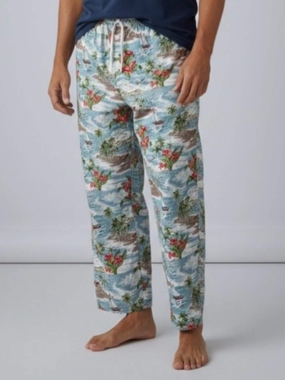 Polo Ralph Lauren Men’s Tropical Print Lounge Pajama Pants XL EUC